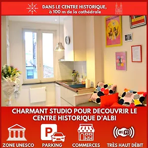 Un Jour D'ete A - Centre Unesco - 200 M Cathedrale - Parking - Animaux Acceptes Apartment Albi